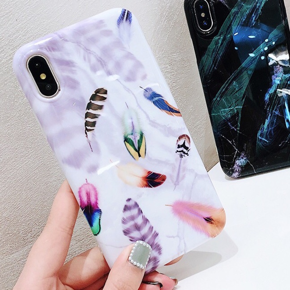 iPhone X/XS/MAX/XR/7+8+/7/8 Feather Gloss Case - Picture 2 of 4